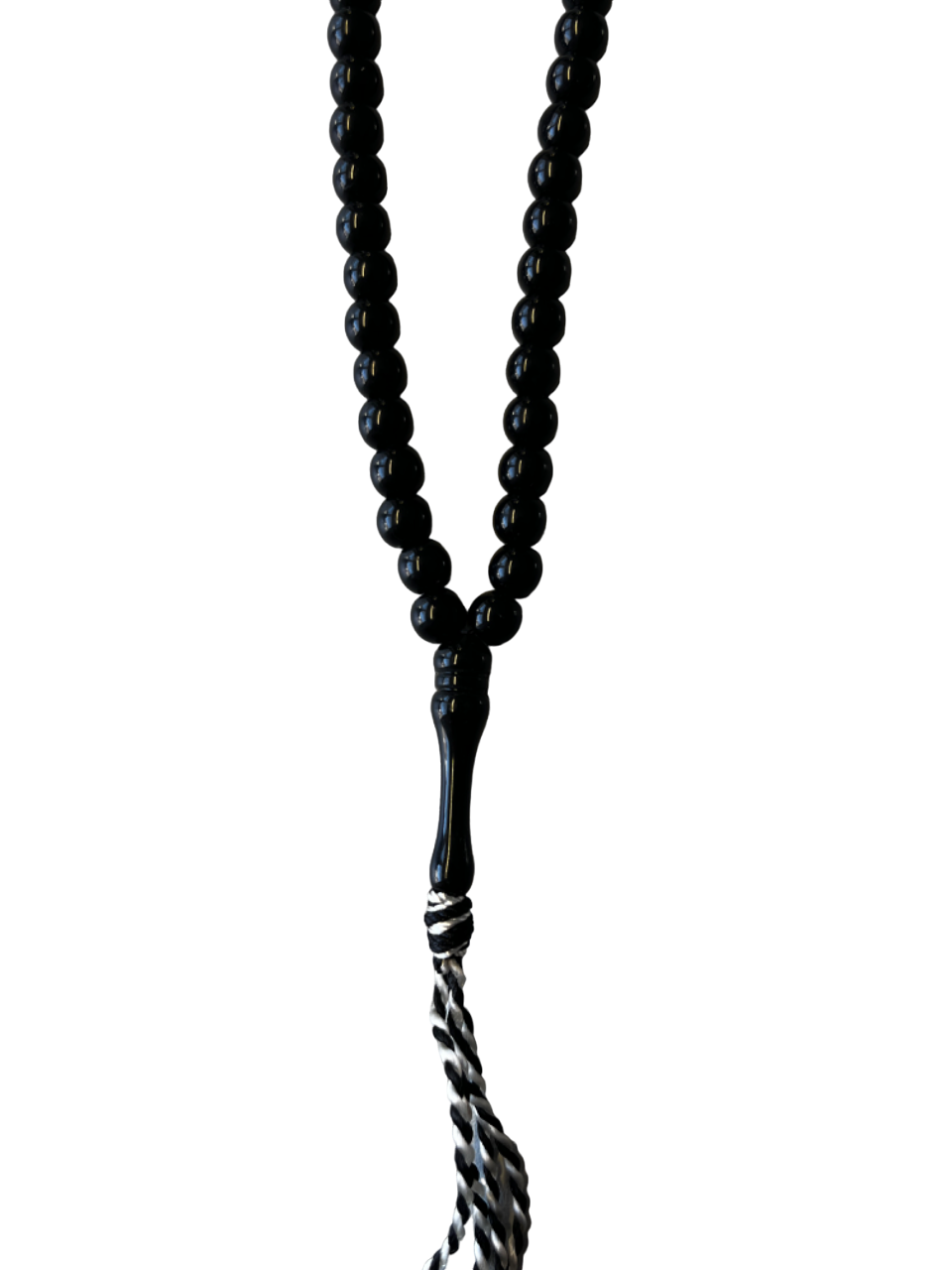 Tesbih Plastik 99 Steine in Schwarz