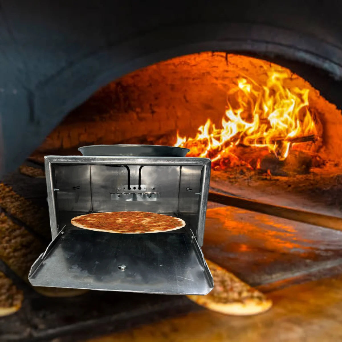 Arabischer Backofen für Manakish, Lahmacun, Fladenbrot, Roti oder Pizz ... Arabischer Backofen für Manakish, Lahmacun, Fladenbrot, Roti oder Pizz ...